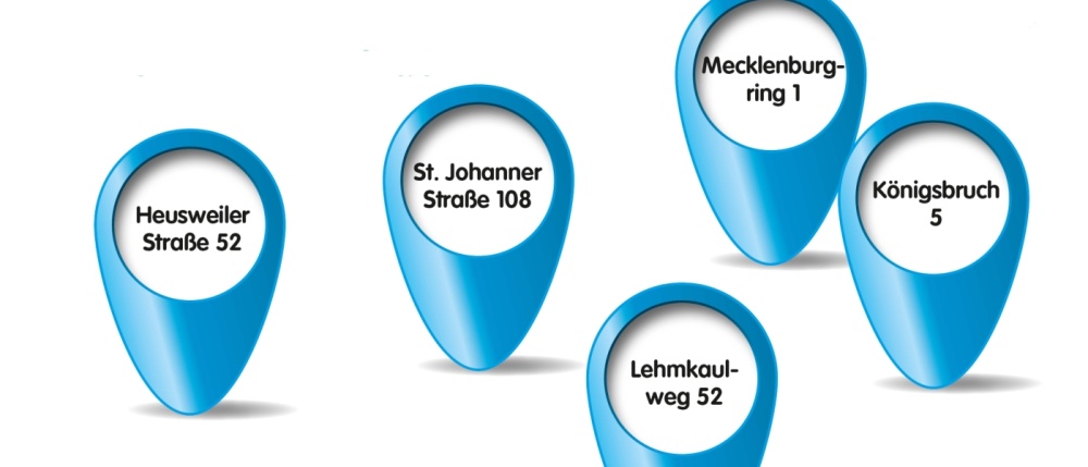 SC Standorte grafisch gestaltet